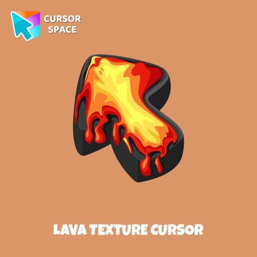 Lava Texture cursor arrow cursor